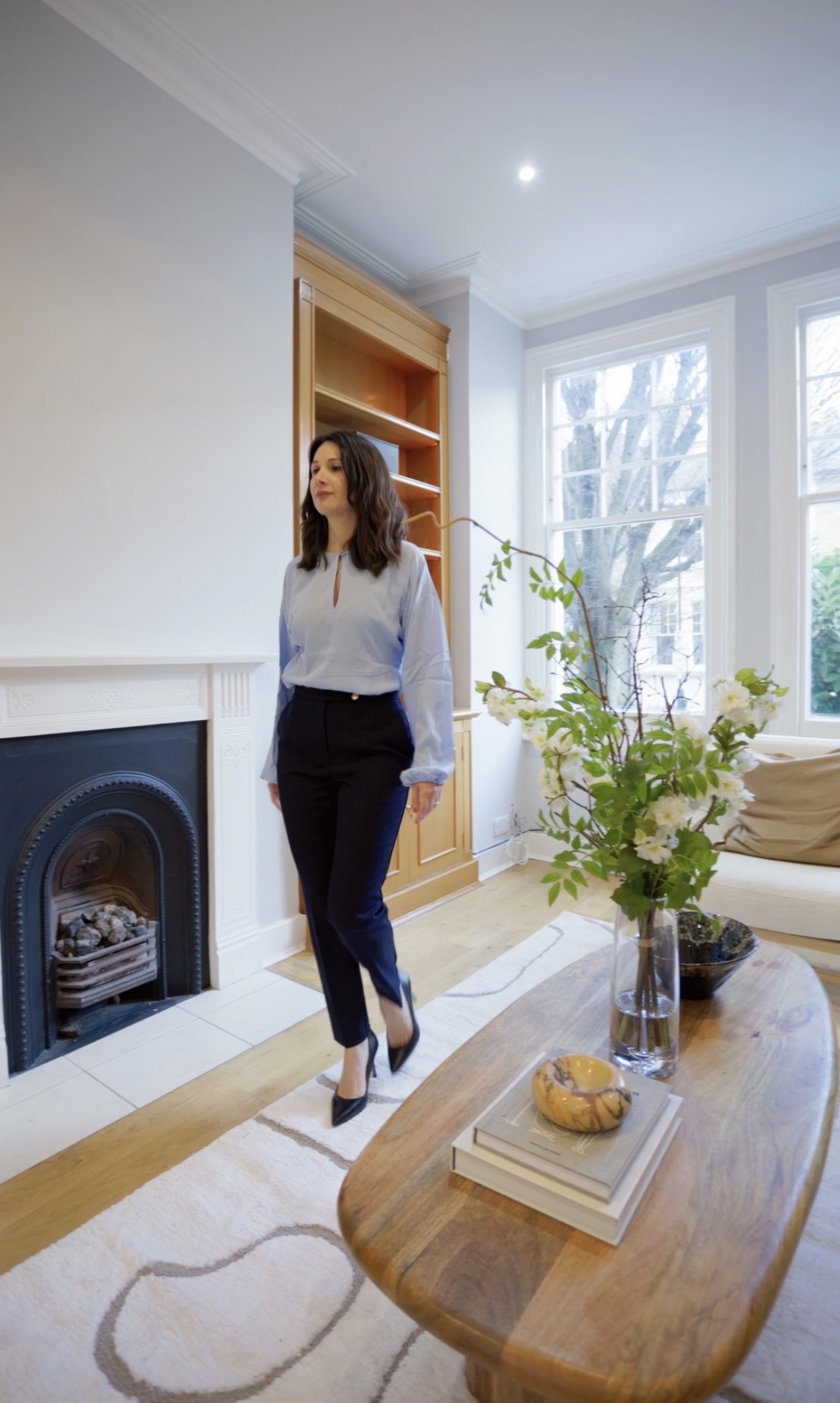 Martina Lo Magno in a period home in London